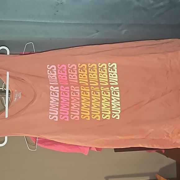 Cat & Jack Other - COPY - Summer vibes tank top like new size L girls or small womens.